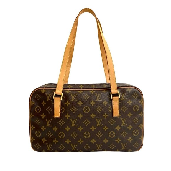 LOUIS VUITTON Vintage Brown Monogram Leather Shoulder Bag - Picture 3 of 9